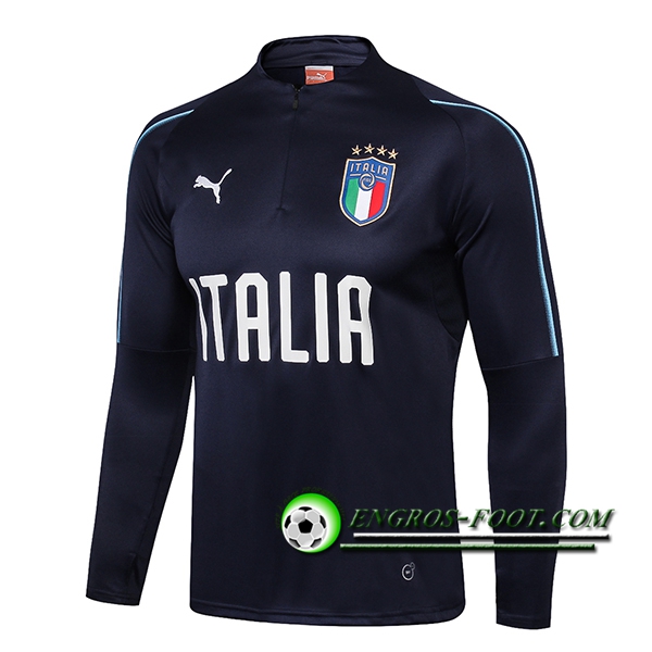 Engros-foot: Sweatshirt Training Italie Noir 2018-2019 Thailande
