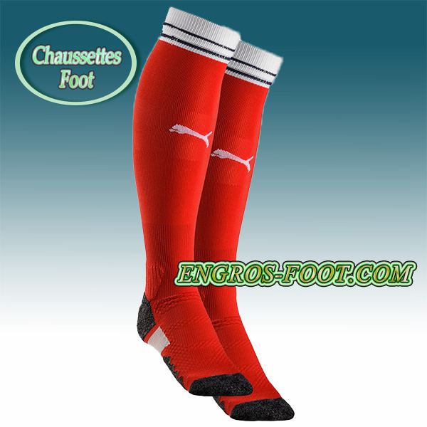 Engros-foot: Chaussettes Foot Arsenal Rouge 2016 2017 Domicile Thailande