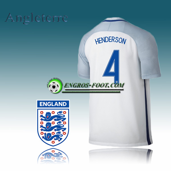 Engros-foot: Maillot Equipe Angleterre Domicile 2016/17 - HENDERSON 4