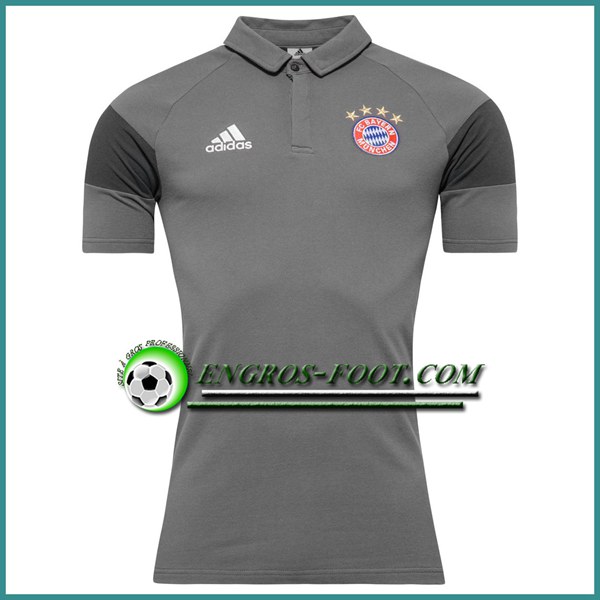 Engros-foot: Maillot de Polo Bayern Munich Gris 2016 2017
