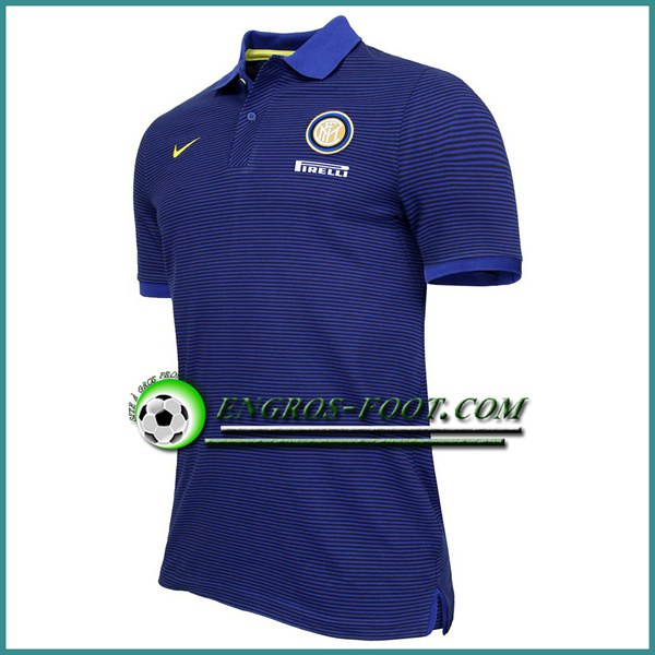 Engros-foot: Maillot de Polo Inter Milan Bleu 2016 2017
