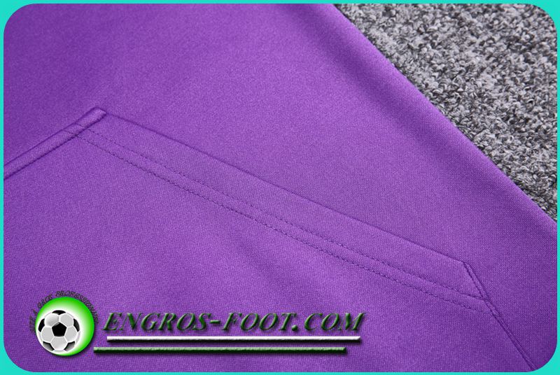 Nouveau Sweat Capuche du Real Madrid Pourpre 2016 17 Pas Cher