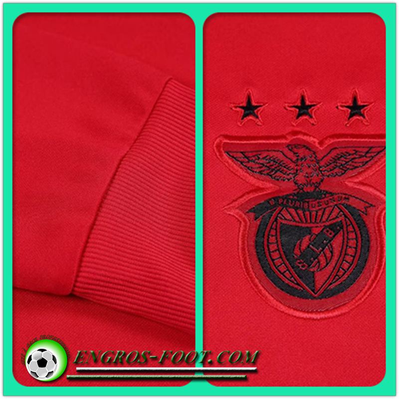 Nouveau Survetement de Foot Benfica Rouge/Noir 17/18 en gros