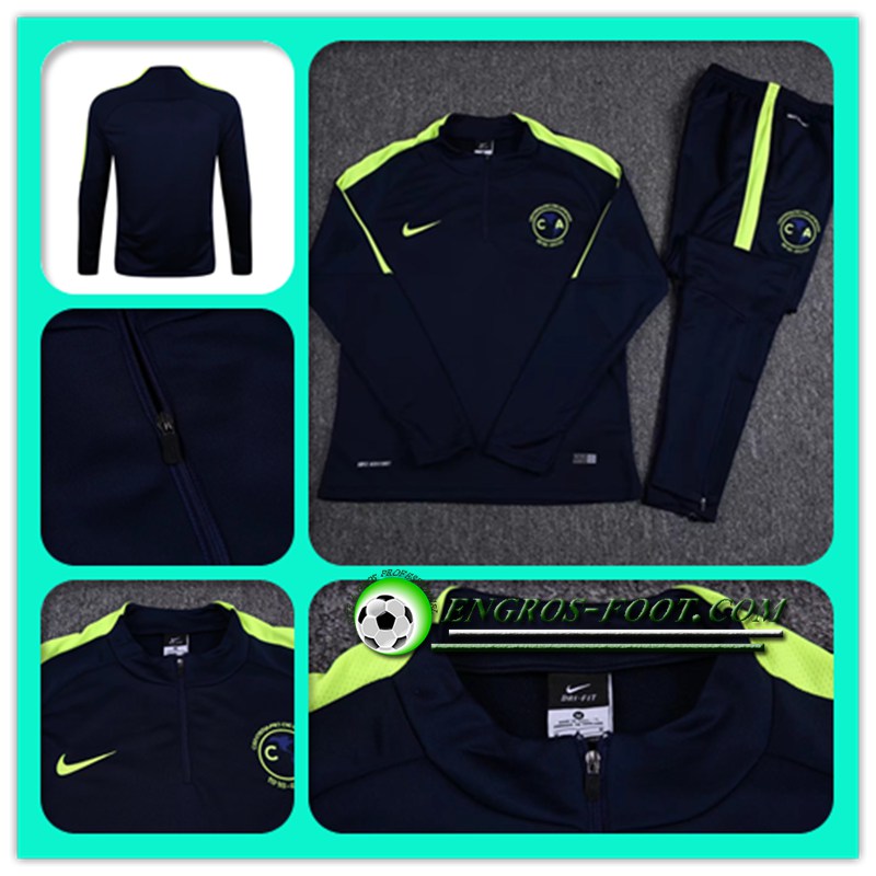 Nouveau Survetement De Foot Club América Noir 2016-2017 Pantalon