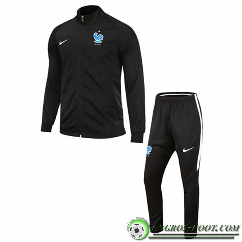 France survetement Veste Noir 2017 18