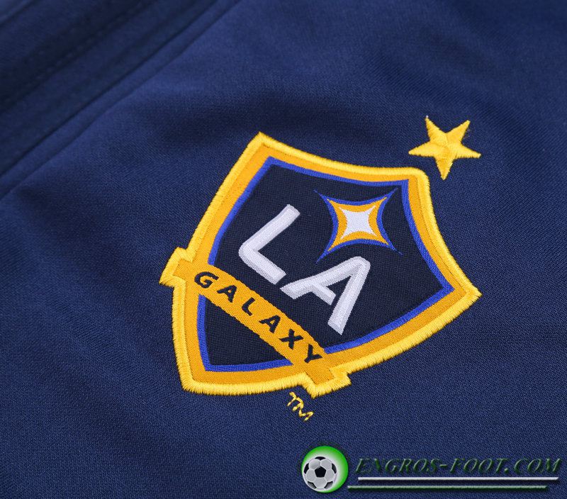 survetement Veste entrainement LA Galaxy Bleu Marine 2017 18