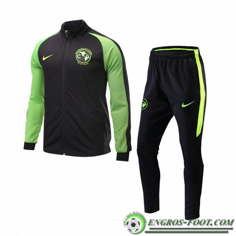 Club América survetement Veste Noir/Vert 2017 18