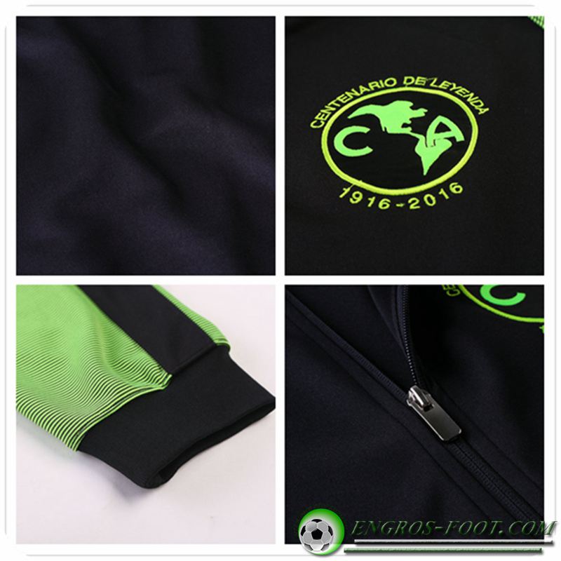 Club América survetement Veste Noir/Vert 2017 18