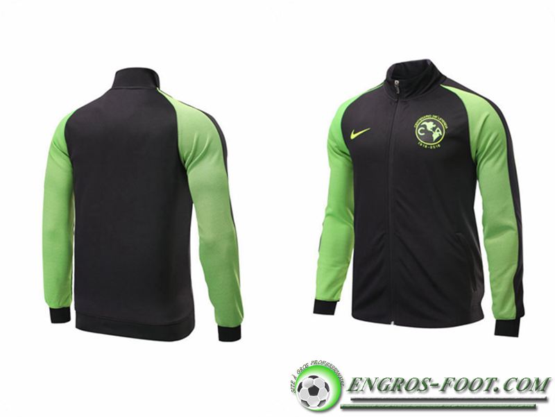 Club América survetement Veste Noir/Vert 2017 18