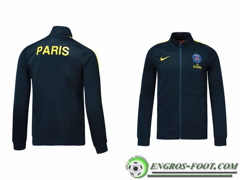 veste de club de PSG foot Bleu Marine 2017/2018