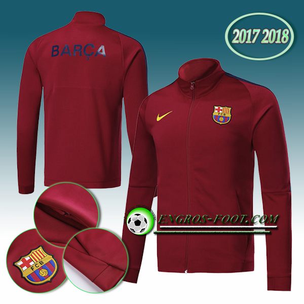 Engros-foot: Veste Foot FC Barcelone Bordeaux 2017-2018 Thailande