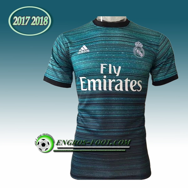 Engros-foot: PRé MATCH Training Real Madrid Bleu Lignes 2017-2018 Thailande