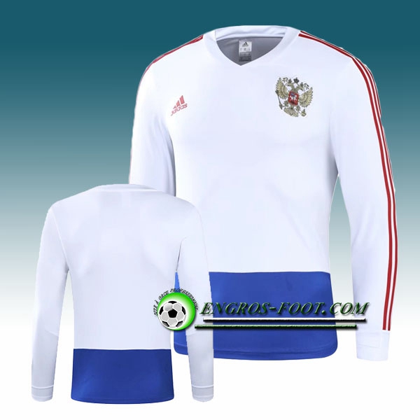 Engros-foot: Sweatshirt Training Russie Blanc 2018/2019 Thailande