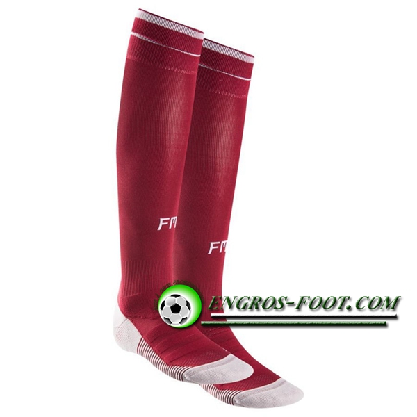 Engros-foot: Chaussettes Foot Mexique Rouge Domicile 2018-2019 Thailande
