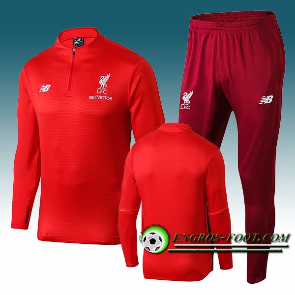 Engros-foot: Survetement Foot FC Liverpool Rouge 2018-2019 Thailande