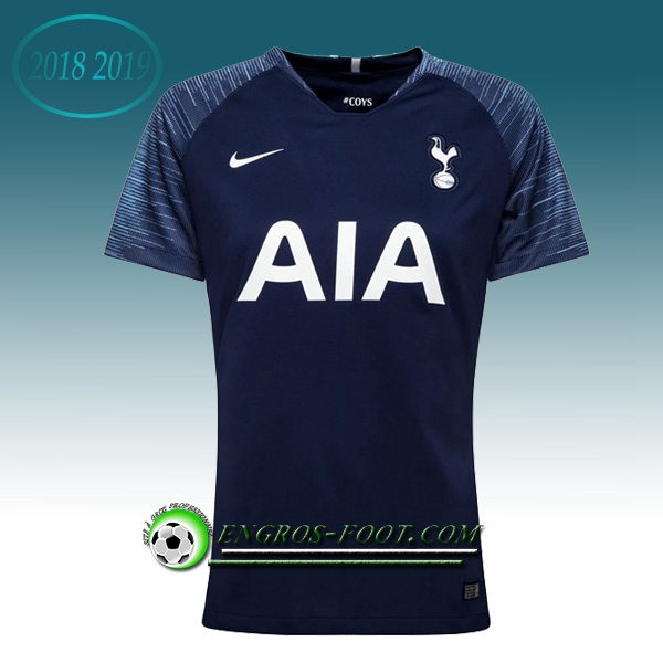 Engros-foot: Jeu Maillot de Tottenham Hotspurs Femme Exterieur 2018 2019 Bleu Marine Thailande