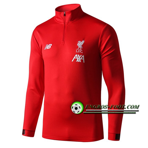 Engros-foot: Sweatshirt Training FC Liverpool Rouge 2019 2020 Thailande