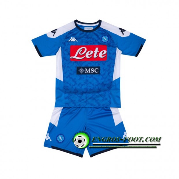 Engros-foot: Ensemble Maillot Foot Foot SSC Naples Enfants Domicile 2019 2020 Thailande