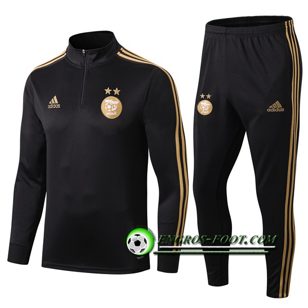 Engros-foot: Ensemble Survetement Foot Algerie Noir 2019 2020 Thailande