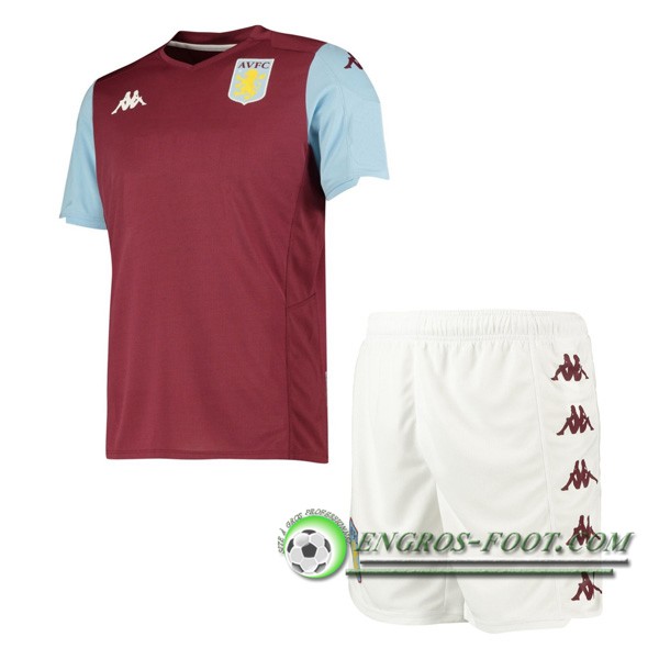 Maillot de Foot Aston Villa Enfants Domicile 2019/2020