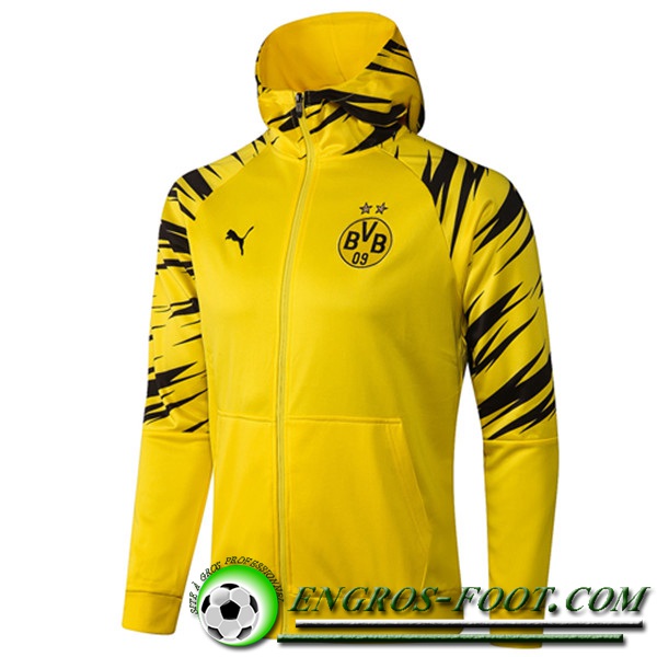 Veste A Capuche Dortmund BVB Jaune 2020/2021