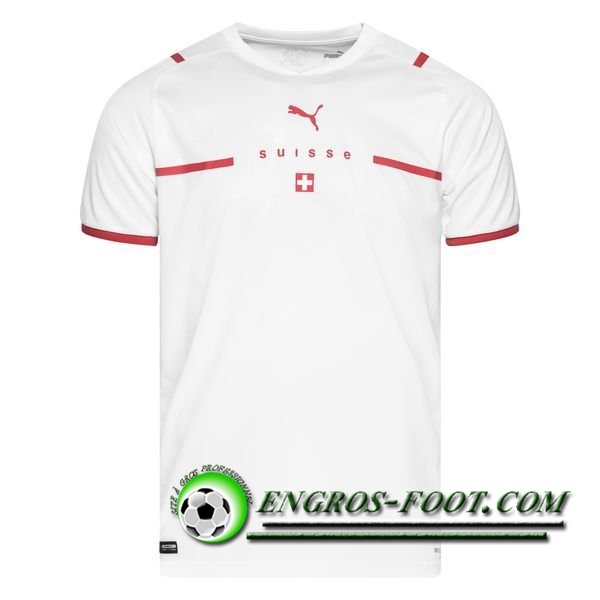 Nouveaux Maillot Equipe Suisse Blanc 2021