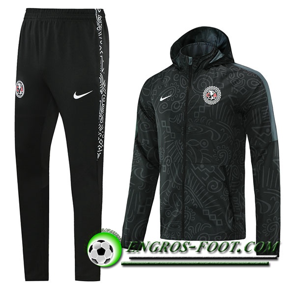 Ensemble Veste A Capuche Survetement Club America Noir 2021/2022