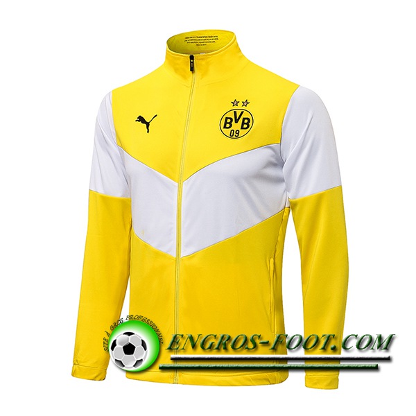 Nouveaux Veste Foot Dortmund BVB Jaune 2021/2022