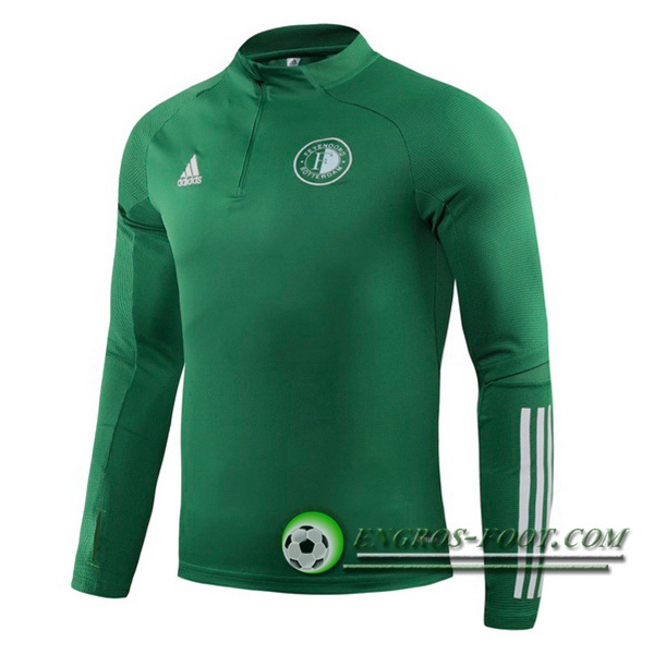 Engros-foot: Sweatshirt Training Feyenoord Vert 2020/2021 Thailande