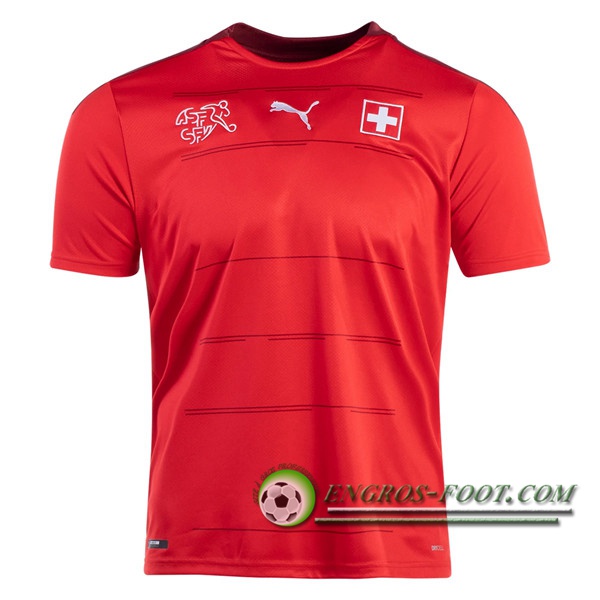 Engros-foot: Jeu Nouveaux Maillot Equipe Foot Suisse Domicile 2020/2021 Thailande
