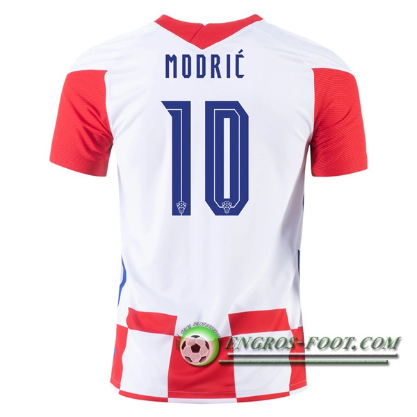 Engros-foot: Jeu Maillot Equipe Foot Croatie (MODRIC 10) Domicile 2020/2021 Thailande