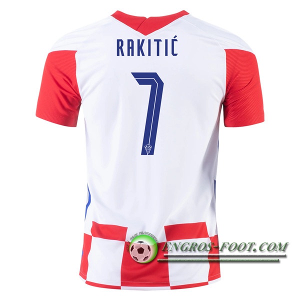 Engros-foot: Jeu Maillot Equipe Foot Croatie (RAKITIC 7) Domicile 2020/2021 Thailande