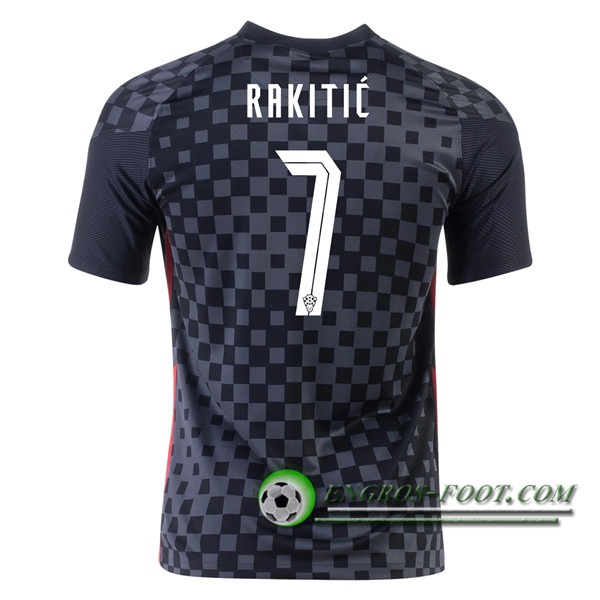 Engros-foot: Jeu Maillot Equipe Foot Croatie (RAKITIC 7) Exterieur 2020/2021 Thailande
