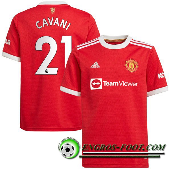 Maillot de Foot Manchester United (Cavani 21) Domicile 2021/2022