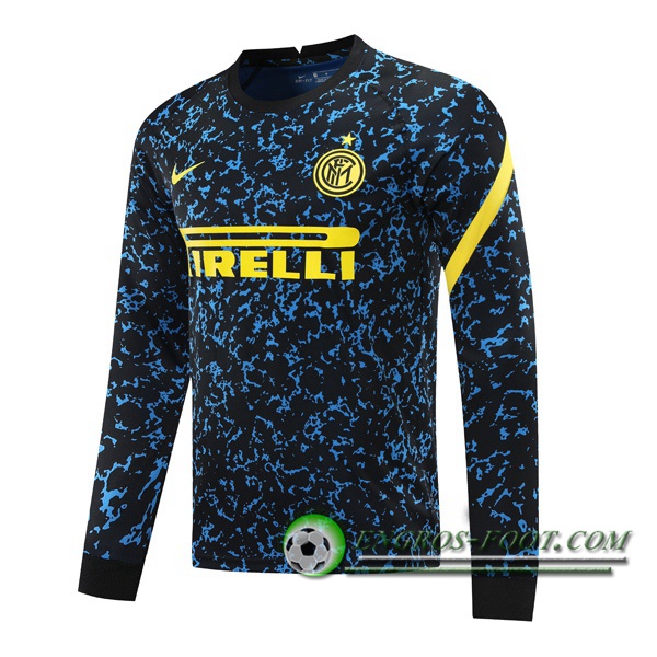Engros-foot: Sweatshirt Training Inter Milan Bleu 2020/2021 Thailande