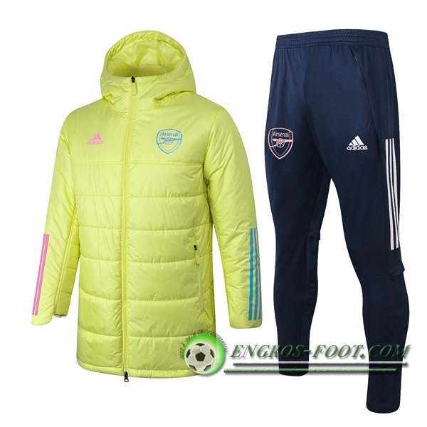 Doudoune Du Foot Arsenal Jaune + Pantalon 2020/2021