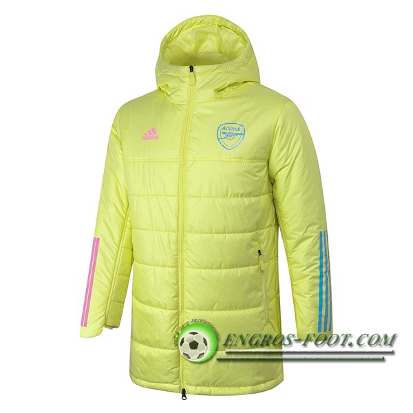 Doudoune Du Foot Arsenal Jaune 2020/2021