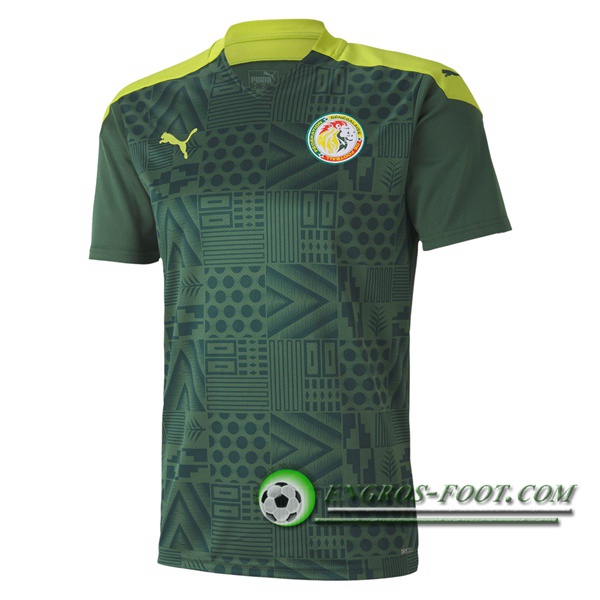 Engros-foot: Jeu Nouveaux Maillot Equipe Foot Sénégal Exterieur 2020/2021 Thailande