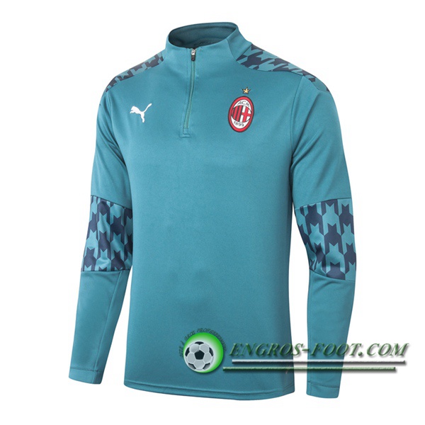 Engros-foot: Sweatshirt Training Milan AC Vert 2020/2021 Thailande