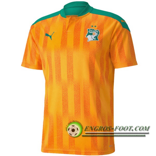 Engros-foot: Jeu Maillot Equipe De Ivory Coast Domicile Personnalisé Floqué 2020/2021 Thailande