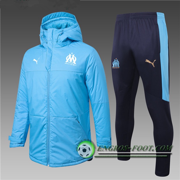 Doudoune Du Foot Marseille OM Bleu + Pantalon 2020/2021