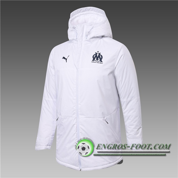 Doudoune Du Foot Marseille OM Blanc 2020/2021