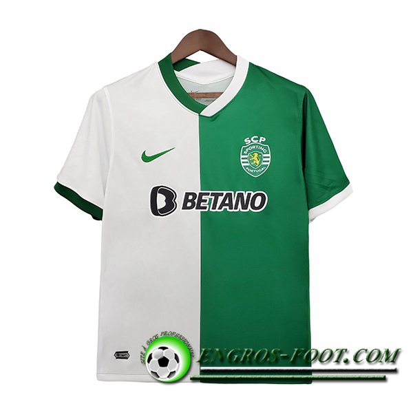 Training T-Shirts Sporting CP Vert/Blanc 2021/2022