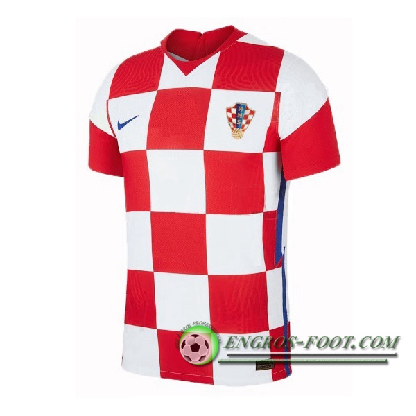 Engros-foot: Maillot Foot Equipe de Croatie Domicile 2020/2021 Thailande