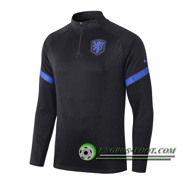 Engros-foot: Sweatshirt Training Pays-Bas Noir 2020/2021 Thailande
