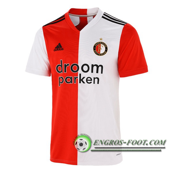Engros-foot: Jeu Nouveaux Maillot de Foot Feyenoord Domicile 2020/2021 Thailande