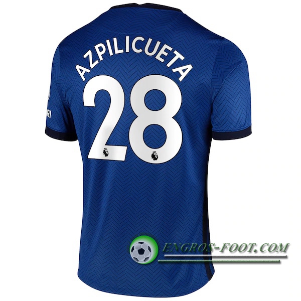 Engros-foot: Jeu Maillot de Foot FC Chelsea (Azpilicueta 28) Domicile 2020/2021 Thailande
