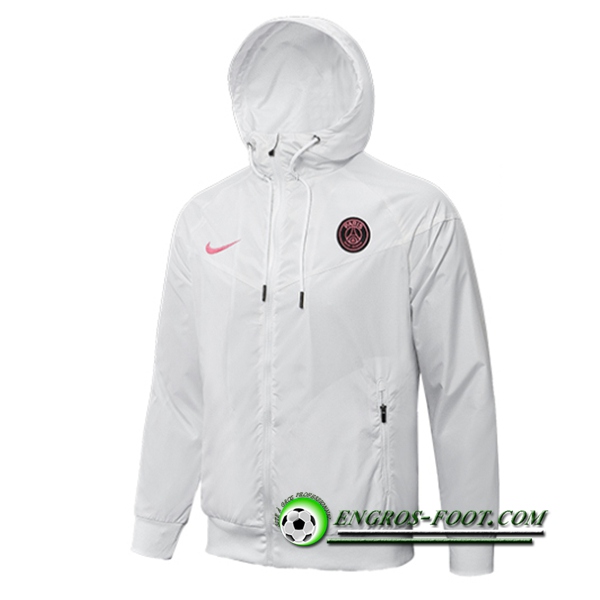 Coupe-Vent PSG Blanc 2022/2023