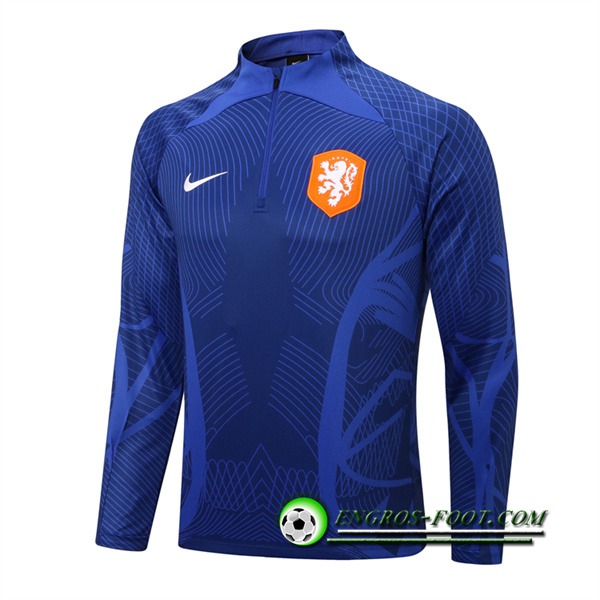 Sweatshirt Training Pays-Bas Bleu 2022/2023