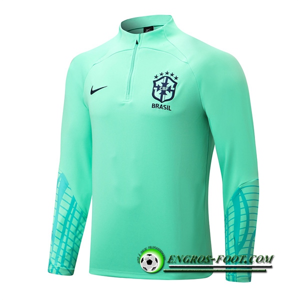 Sweatshirt Training Bresil Vert 2022/2023